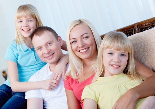 wpid family on couch